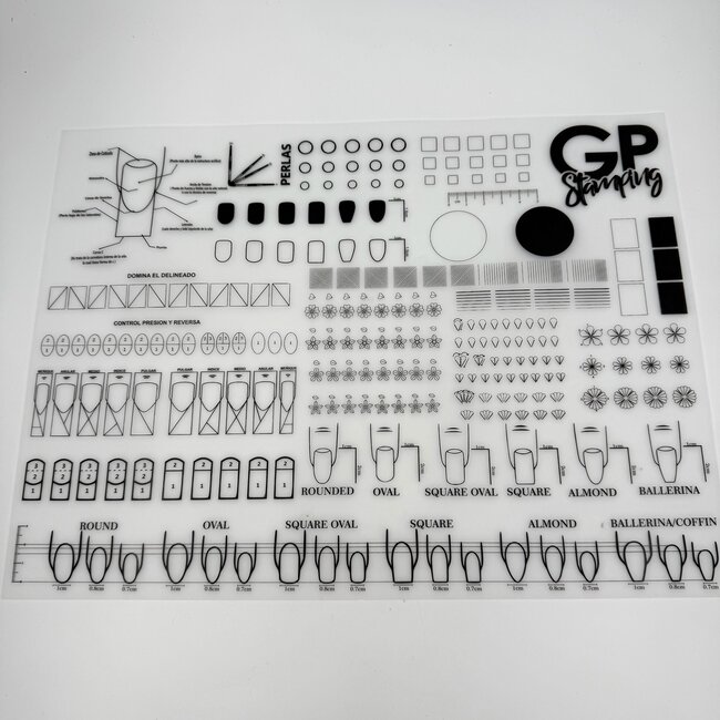 GP Stamping - Silicone Nail Training Mat
