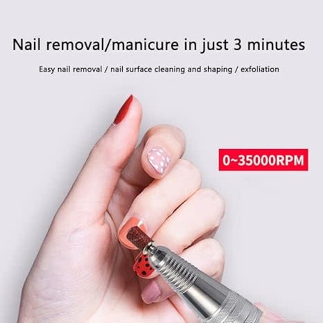 Grinding Machine Mobile e-File Drill BQ101 - White