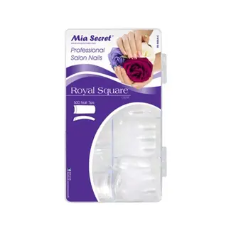 Mia Secret Mia Secret - Tip Box - Royal Square - Clear - 500 pcs