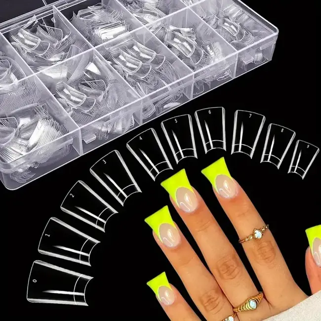 The Studio - Nail Tip Box - Duck - Clear - Short