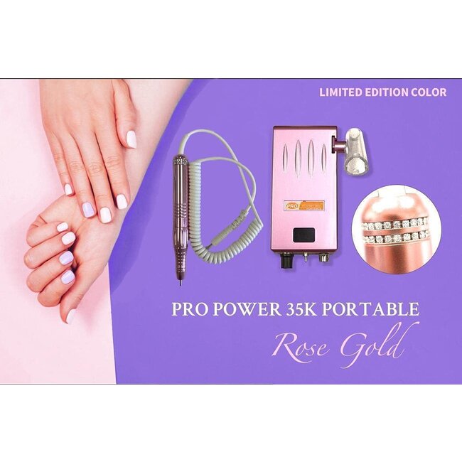 Medicool - Pro Power 35K E-File Drill - Rose Gold
