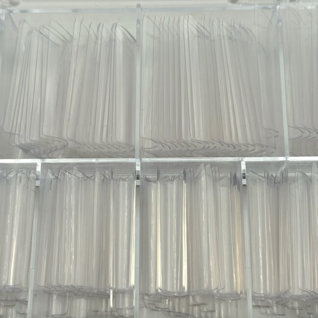 The Studio - Tip Box - Half Cover - Square C Curve Clear - XXL