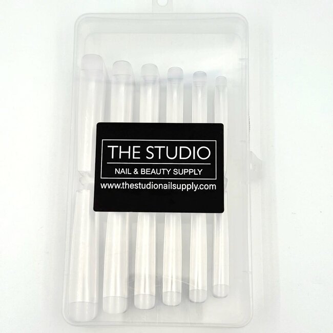 The Studio - Nail Tip Box - Extendo - Square Clear -  XXXL - 120 pcs