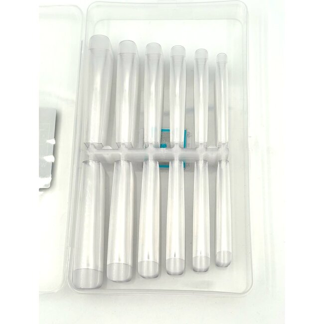 The Studio - Nail Tip Box - Extendo - Square Clear -  XXXL - 120 pcs