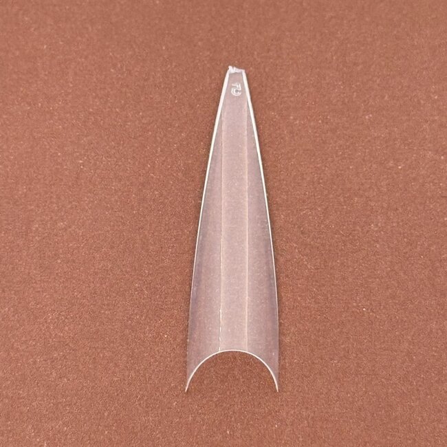 The Studio - Tip Box - Half Cover - Stiletto Clear - Regular
