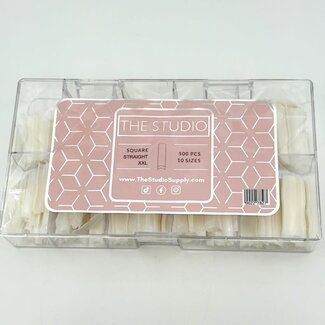 The Studio The Studio - Tip Box - Half Cover - Square Straight Natural - XXL