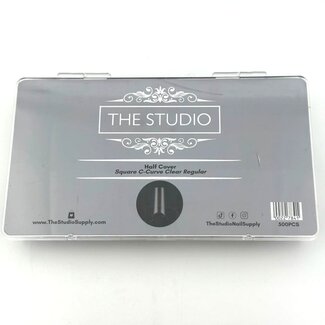 The Studio The Studio - Tip Box - Half Cover - C Curve Clear - Regular