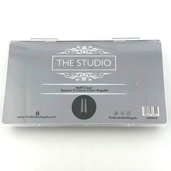 The Studio - Tip Box - Half Cover - C Curve Clear - Regular