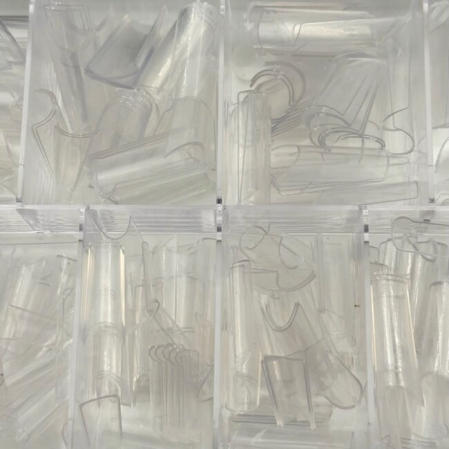 The Studio - Tip Box - Half Cover - C Curve Clear - Regular