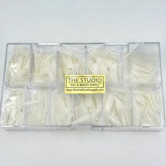 The Studio The Studio - Nail Tip Box - Coffin Natural - Long