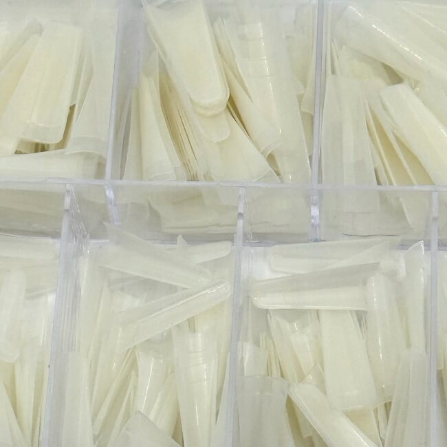 The Studio - Nail Tip Box - Coffin Natural - Long