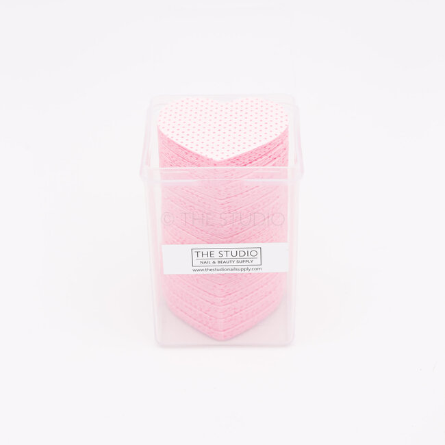 The Studio - Cleaning Cotton Wipes - 200 ct - Pink Heart