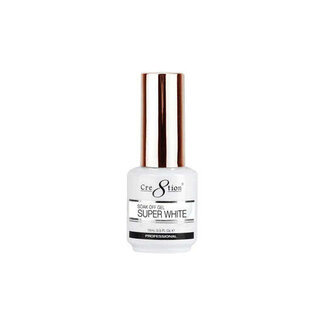 Cre8tion Cre8tion - Gel Polish - Super White - 0.5 oz