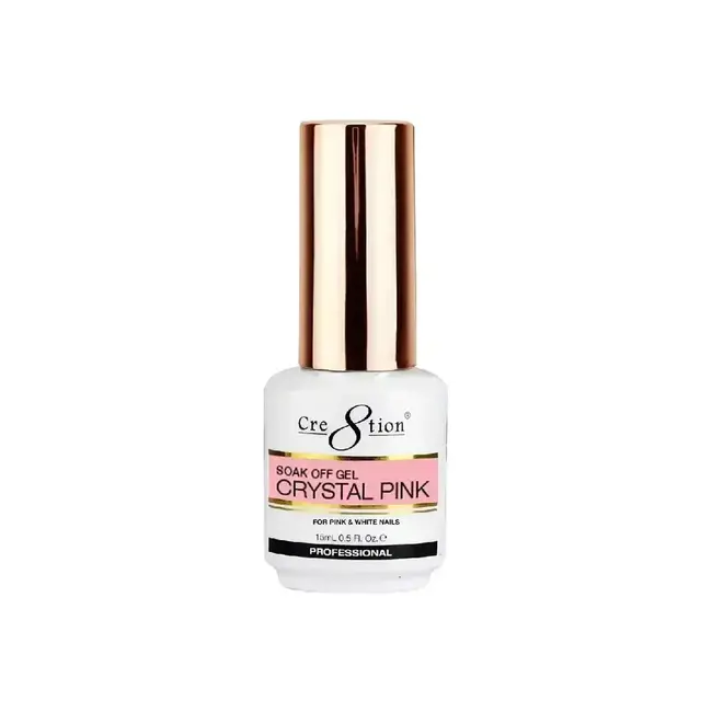 Cre8tion - Gel Polish - Crystal Pink - 15ml