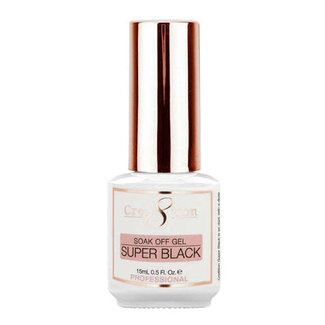 Cre8tion Cre8tion - Gel Polish - Super Black - 0.5 oz