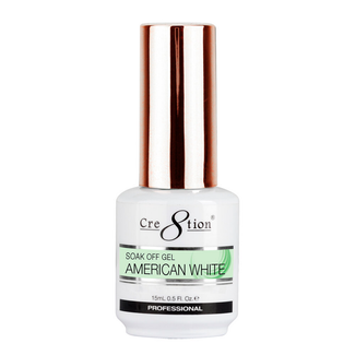 Cre8tion Cre8tion - Gel Polish - American White - 15ml