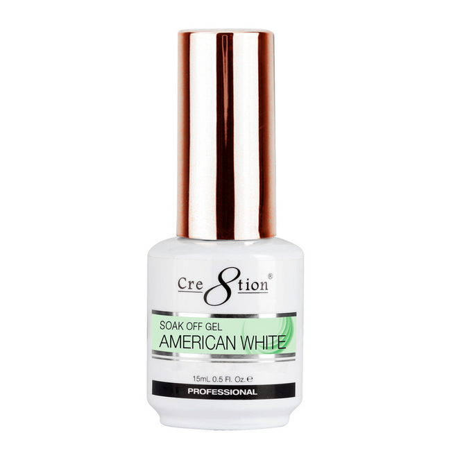Cre8tion - Gel Polish - American White - 15ml