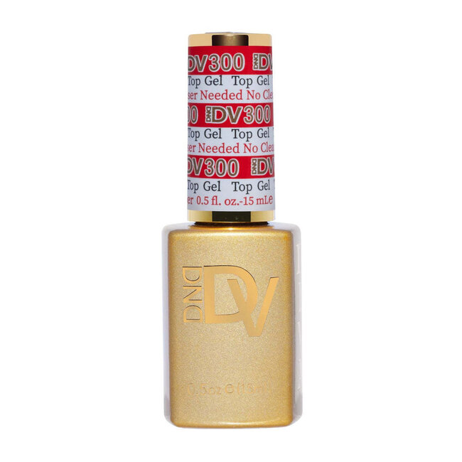 DND DIVA - Gel - DV300 - No Cleanser Top Coat - 0.5 oz