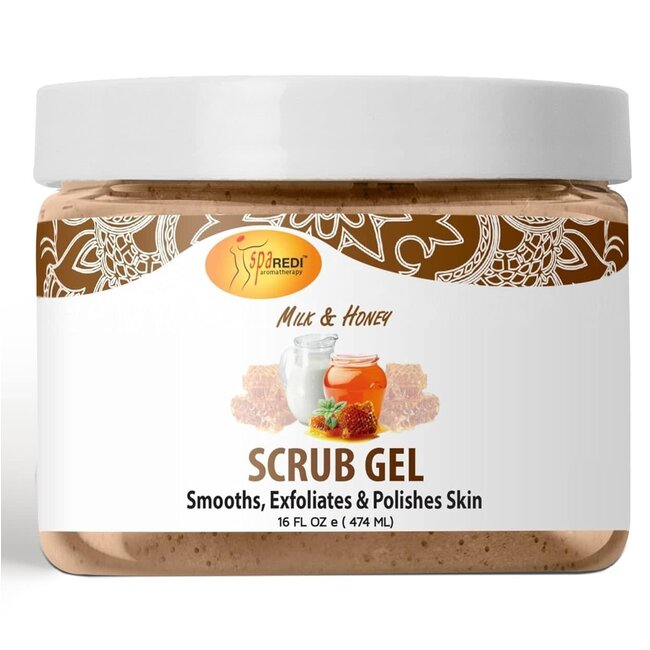 Spa Redi - Scrub Gel - 16 oz - Milk Honey