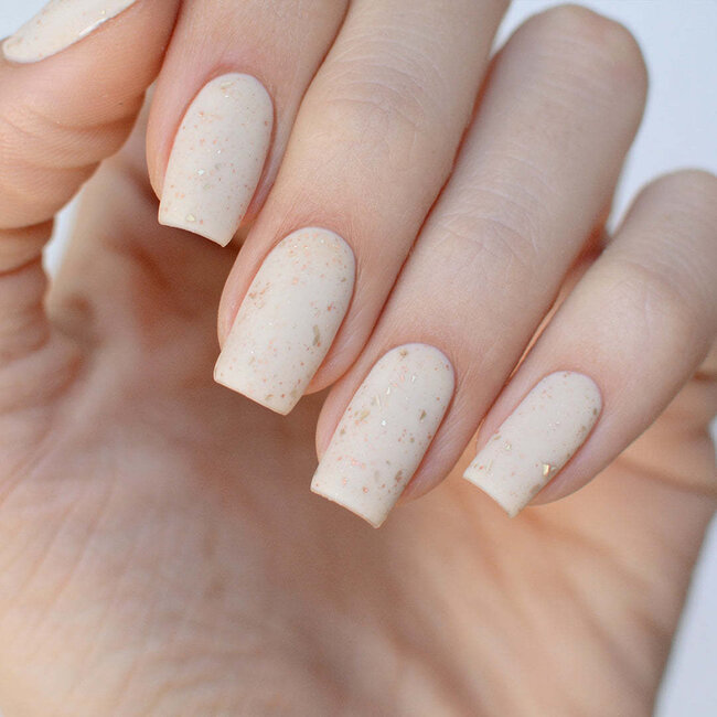 Pink Mask - Gel Top Coat 040 - Gold Diamond Matte #2