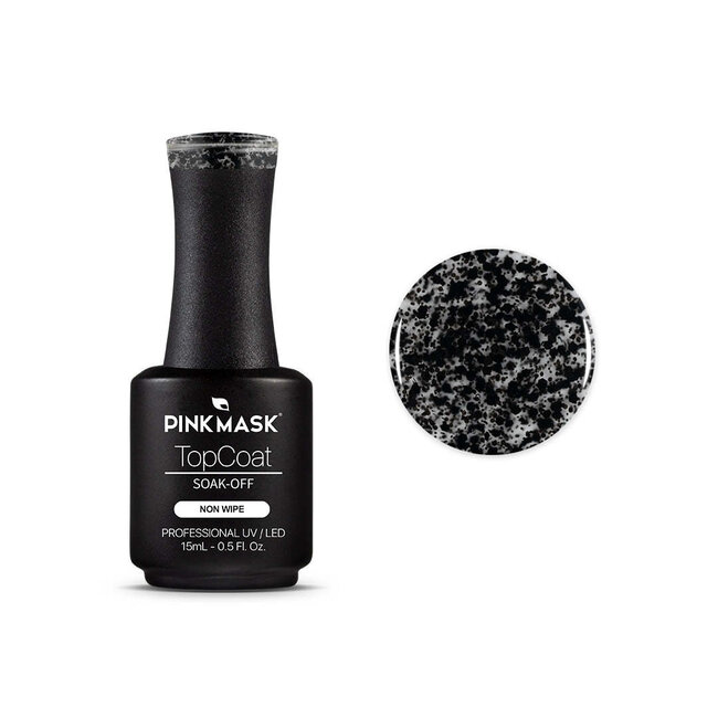 Pink Mask - Gel Top Coat 019 - Matte Dots  #1