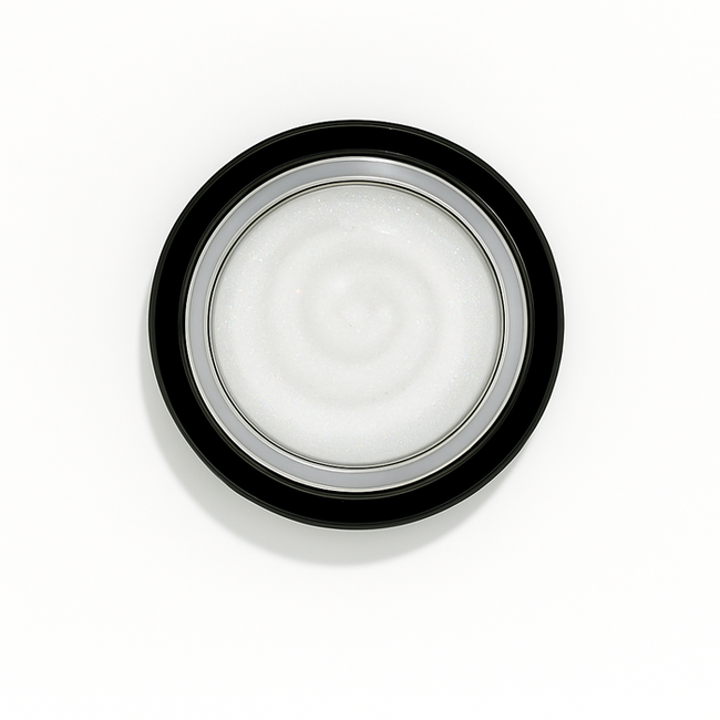 Pink Mask - Builder Gel in a Pot - Shimmer White
