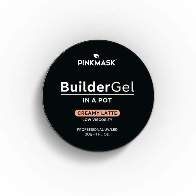 Pink Mask - Builder Gel in a Pot - Creamy Latte