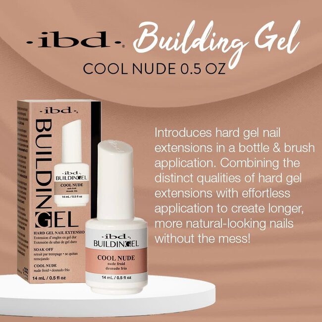 ibd - Building Gel Bottle - Cool Nude - .5 oz