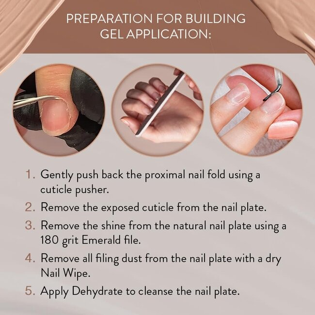 ibd - Building Gel Bottle - Barely Nude - .5 oz