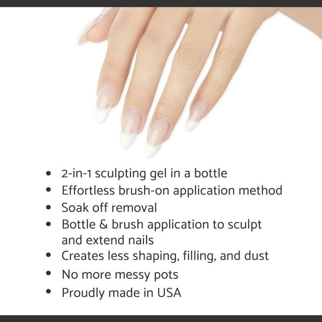 ibd - Building Gel Bottle  - Bright White - .5 oz