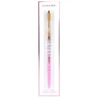 Kiara Sky Kiara Sky - Acrylic Kolinsky Brush - Pink - Size 14
