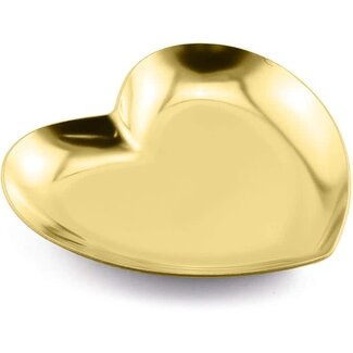 The Studio The Studio - Heavy Heart Tray - Gold