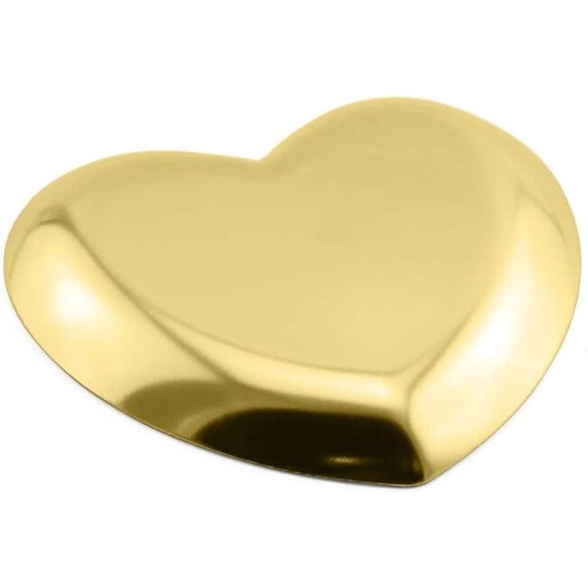 The Studio - Heavy Heart Tray - Gold