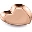 The Studio - Heavy Heart Tray - Rose Gold