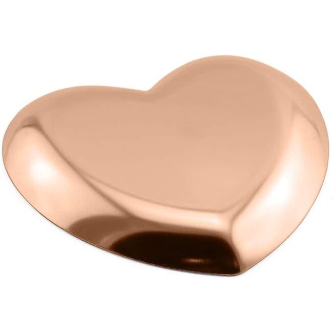 The Studio - Heavy Heart Tray - Rose Gold