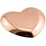 The Studio - Heavy Heart Tray - Rose Gold