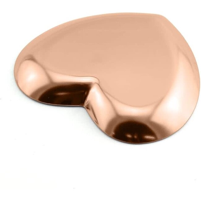 The Studio - Heavy Heart Tray - Rose Gold