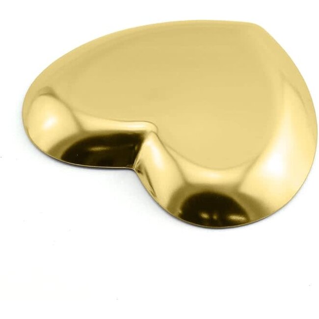 The Studio - Heavy Heart Tray - Gold