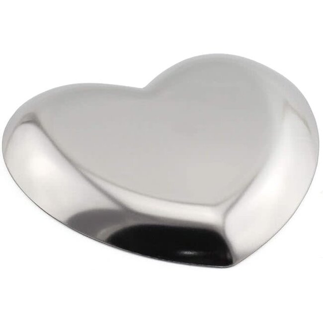 The Studio - Heavy Heart Tray - Silver
