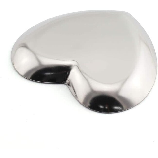 The Studio - Heavy Heart Tray - Silver