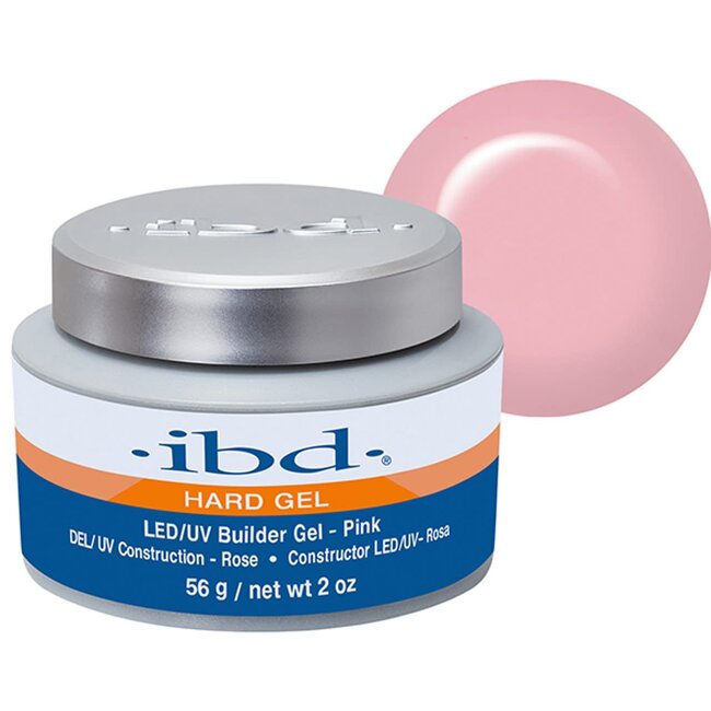 ibd - Hard Builder Gel - Pink - 2 oz