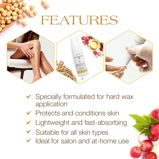 GiGi - Pre Epilation Oil - 4 oz