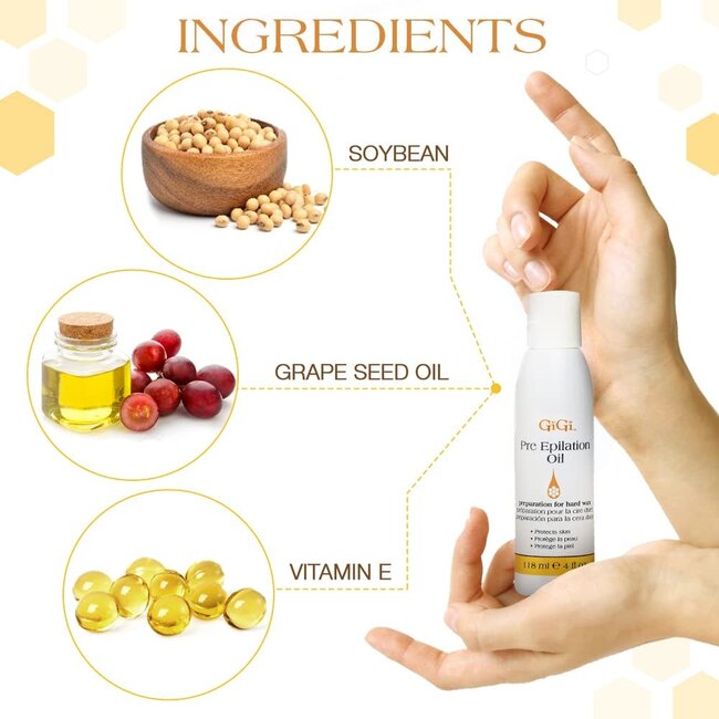 GiGi - Pre Epilation Oil - 4 oz