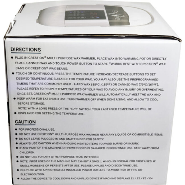 Cre8tion - Digital Wax Warmer - 450 ml - 21145