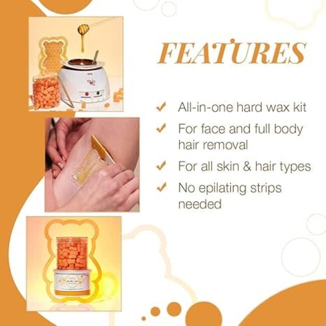 GiGi - Honee Bear - Hard Wax Kit