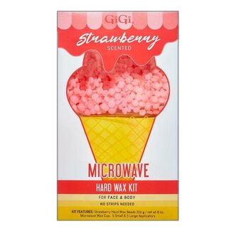 GiGi GiGi - Microwave Hard Wax Kit - Strawberry