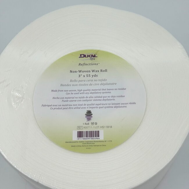 Dukal Spa - Non-Woven Wax Roll - 3" x 55 yds