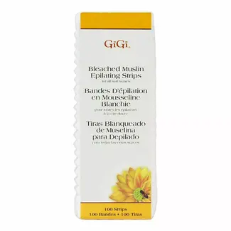GiGi GiGi - Blaeched Muslin Epilating Strips - Large - 100 Strips
