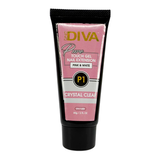 DND DIVA DND DIVA - Pure Touch Gel - P1  Crystal Clear - 2 fl. oz