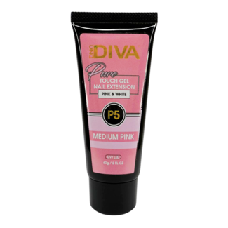 DND DIVA DND DIVA - Pure Touch Gel - P5  Medium Pink - 2 fl. oz